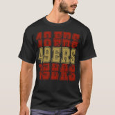 Zazzle 49 ERS - 49ers Logo - 49ers Gifts - Gift Idea 49er T-Shirt, Men's, Size: Adult S, Black