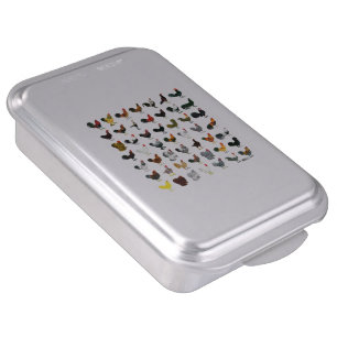 49 Roosters Cake Pan