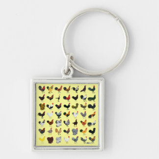 49 Roosters Keychain