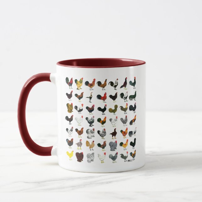49 Roosters Mug (Left)