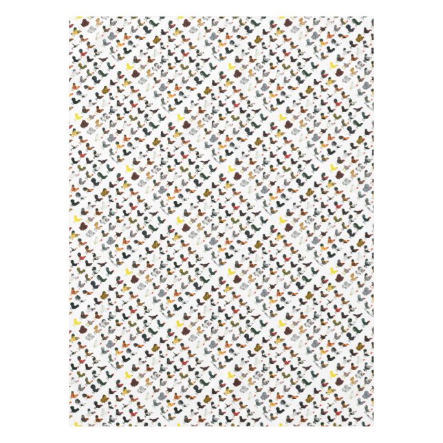 49 Roosters Tablecloth (Front)