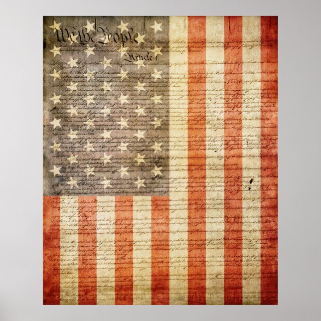 49 Star American Flag Poster (Front)