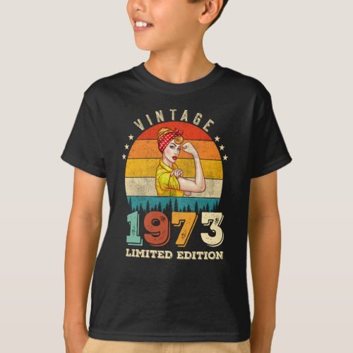 49 Year Old 1973 Vintage 49th Birthday Gifts women T_Shirt