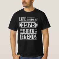 49 Year Old 1976 Birth Of Legend 49th Birthday