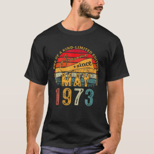 49 Year Old Awesome Since May 1973 Gifts 49Th Birt T-Shirt