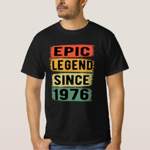 49 Years Old Bday 1976 Epic Legend 49th Birthday T-Shirt