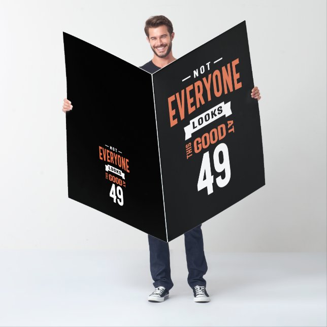 49 Years Old Birthday Gift Card (In Situ)