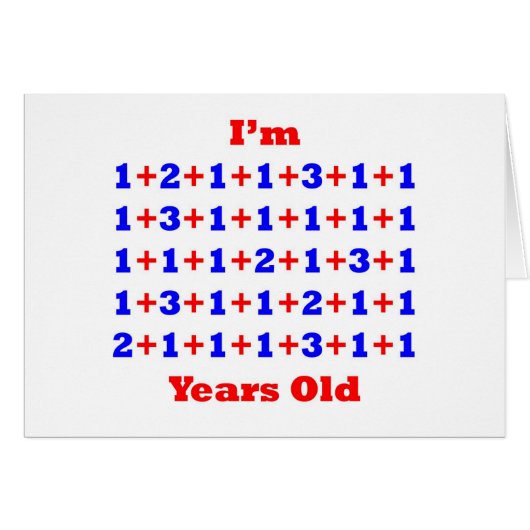 49 Years old! Cards (Front Horizontal)