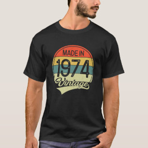 49 Years Old Vintage 1974 Made In 1974 49th T-Shirt