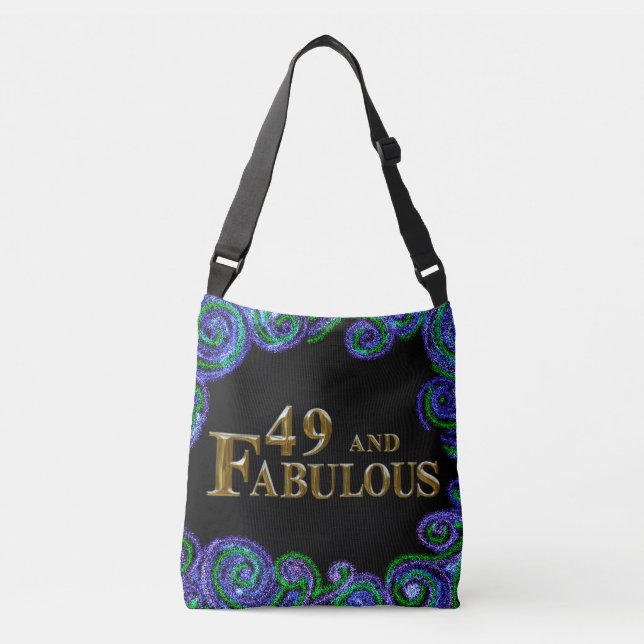 49th Birthday  Crossbody Bag (Front)