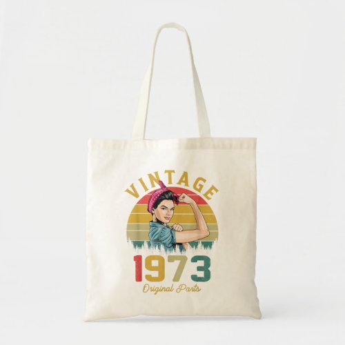 49th Birthday Gifts Women Vintage 1973 49 Year Old Tote Bag