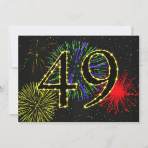49th birthday party invitate invitation