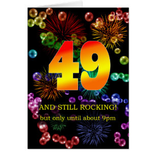 49th Birthday Still Rocking Cards
