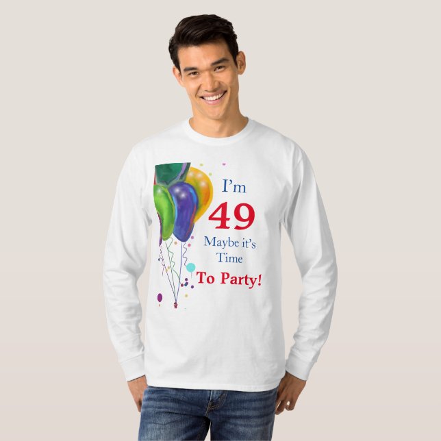 49th  Birthday  T-Shirt (Front Full)