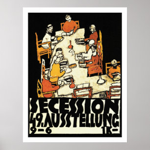 49th Secession Ausstellung ("friends") Poster