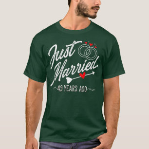 49th Wedding Anniversary Gifts For Him Her  Funny  T-Shirt