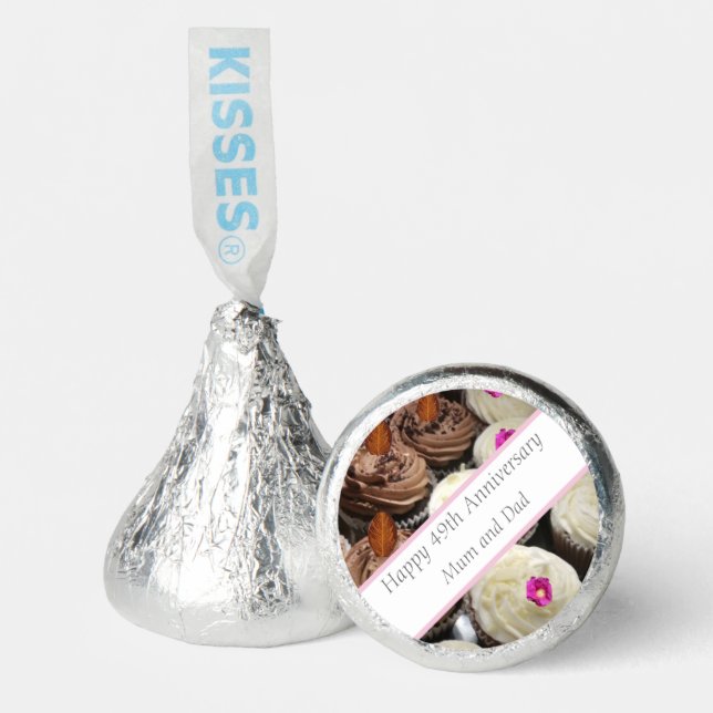 49th Wedding Anniversary   Hershey®'s Kisses® (Front)