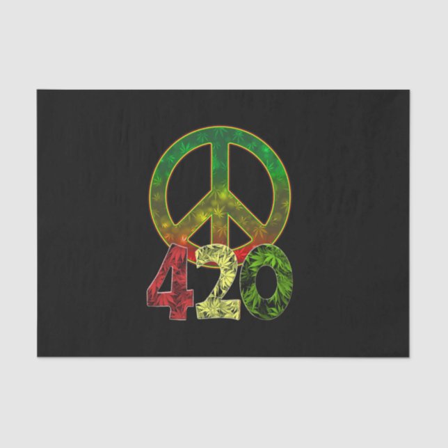 4 20 Peace Tissue Paper (Front)