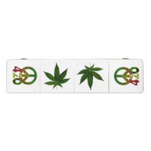 4 20 Rasta Peace Weed Beer Pong Table