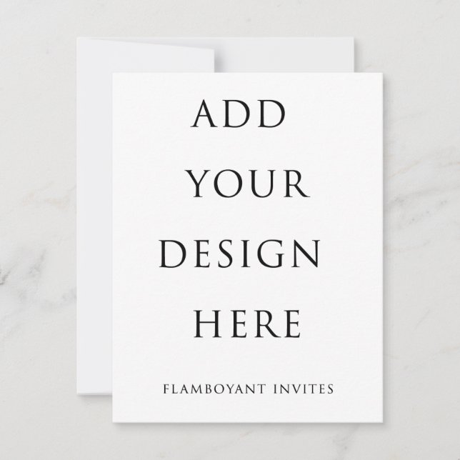 4.25”x5.5" Invitation / RSVP (10.8x14.0cm) (Front)