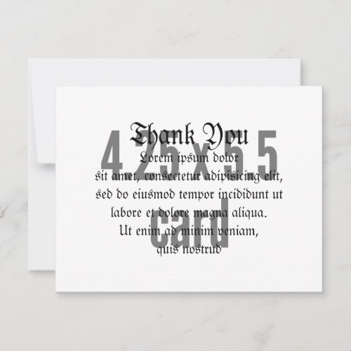 4.25 x 5.5 Horizontal Custom Invitations