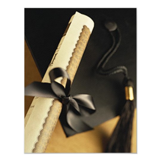 425 x 55 photo graduations announcements