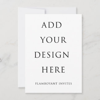4.5"x6.25" Invitation/ Enclosure Card