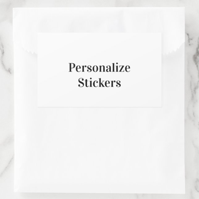 4.5 x 2.7 inch   rectangular sticker (Bag)