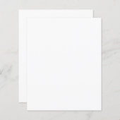 4.5" x 5.6" Flat Paper Sheet (Front/Back)
