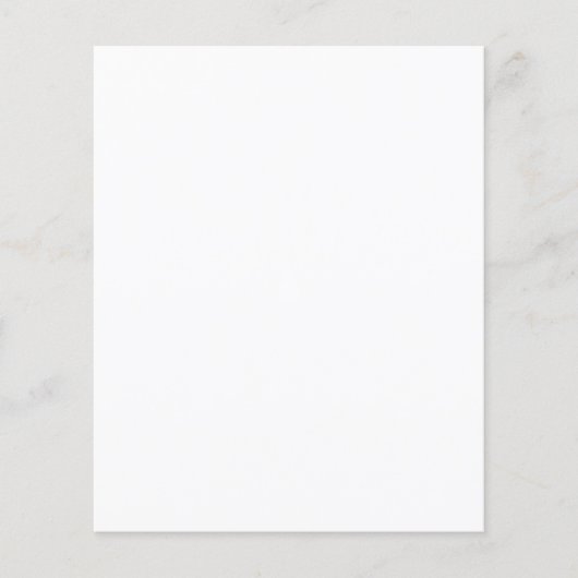 4.5" x 5.6" Flat Paper Sheet (Front)
