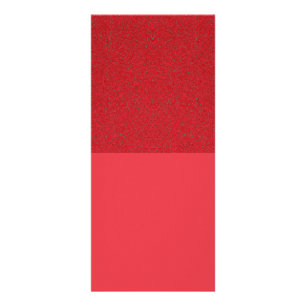4″×9″ Dual-Finish Red Rack Card (Glitter Top)