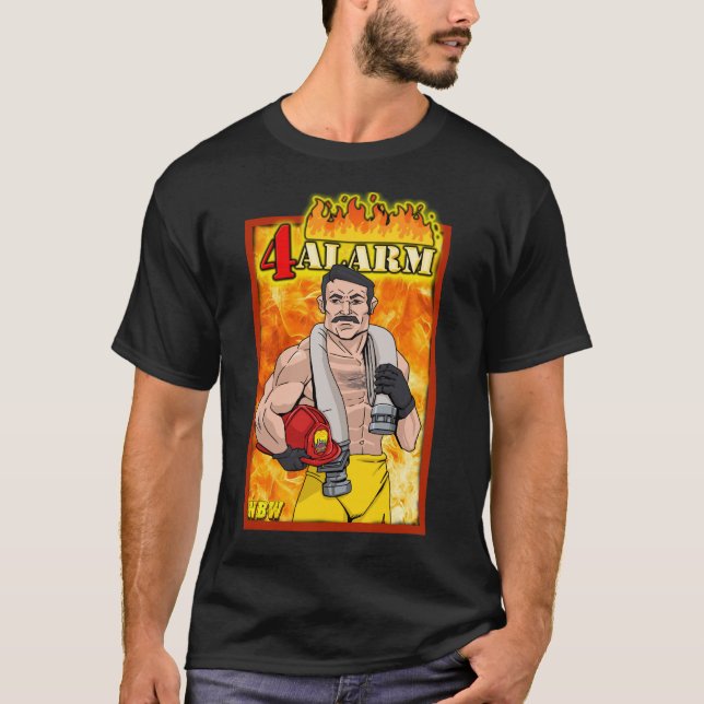 "4 Alarm" Frankie McFinley NBW Wrestling Shirt (Front)