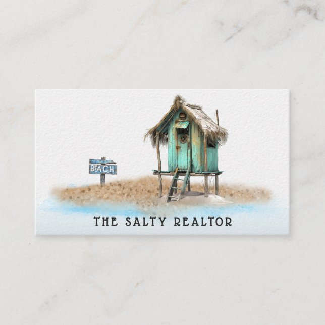 *~* 4 AP13 REALATOR  Beach Rentals B&B Inn  Business Card (Front)