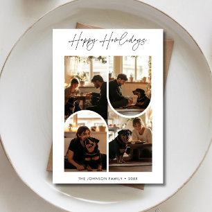 4 Arch Photo Happy Howlidays Funny Dog Christmas Holiday Card