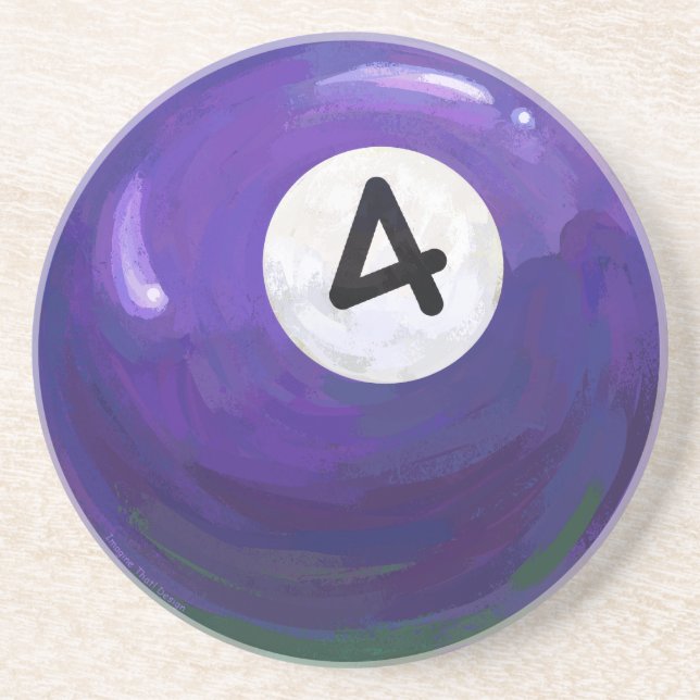 4 Ball Drink Coaster (Front)