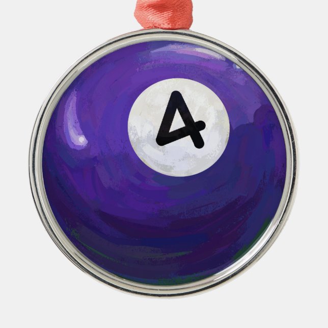 4 Ball Metal Ornament (Front)