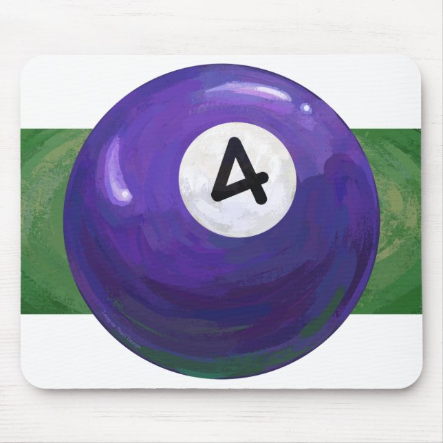 4 Ball Mouse Pad (Front)