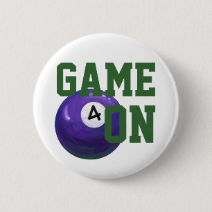 4 Ball Pinback Button