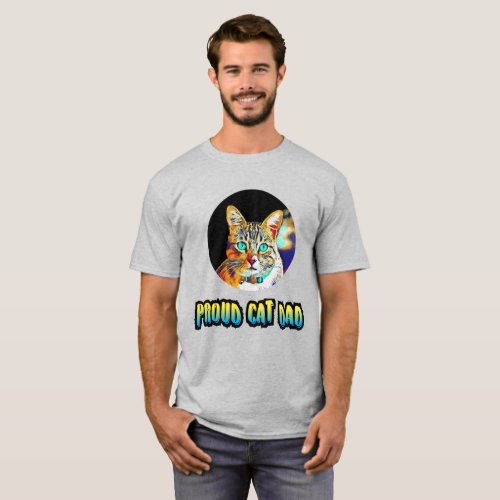 4best cat dad mens tshirts cat lover shirtscat T_Shirt