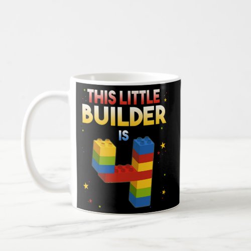 4 Builder Building Blocks Coffee Mug