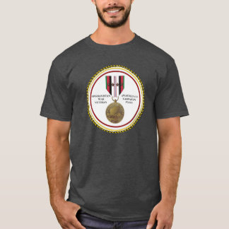 4 CAMPAIGN STARS AFGHANISTAN WAR VETERAN T-Shirt