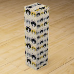 4 Cats, Herringbone Beige Wine Box