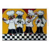 4 Chef Pugs (Front Horizontal)