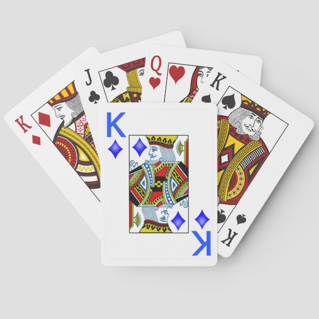 4 Color Deck of Poker Playing Cards (Back)