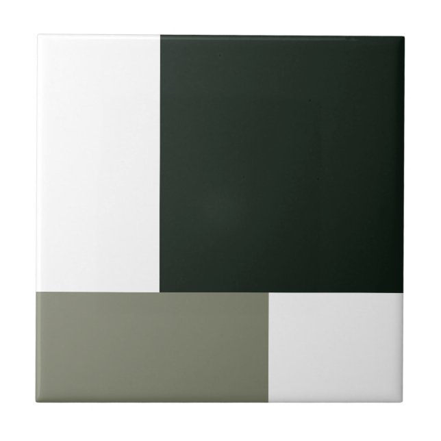4 Coloures Ceramic Tile, Small (4.25" x 4.25") Ceramic Tile (Front)