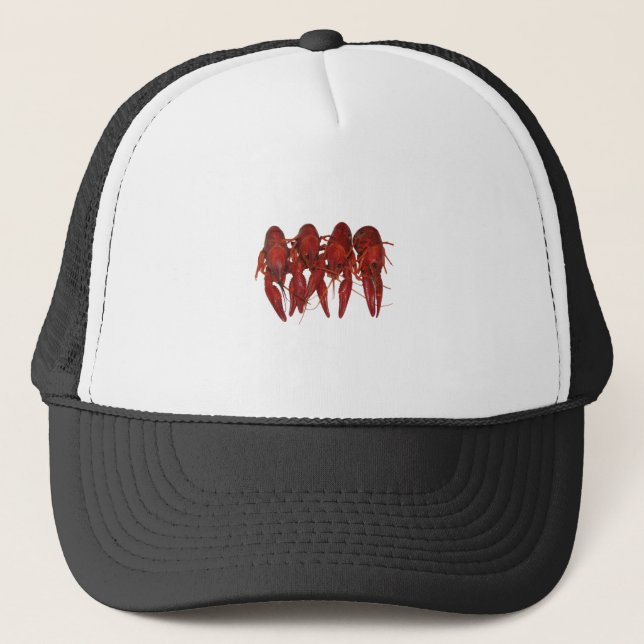 4 Cooked Crawfish Trucker Hat (Front)