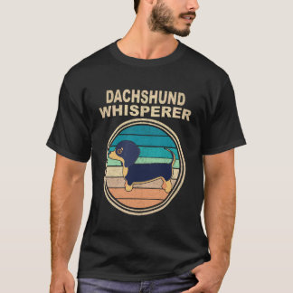 4 Dachshund Whisperer Vintage T-Shirt