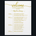 4 Days Baby Shower Itinerary Gold Timeline<br><div class="desc">4 Days Baby Shower Itinerary Gold Timeline</div>