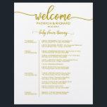 4 Days Baby Shower Itinerary Gold Timeline<br><div class="desc">4 Days Baby Shower Itinerary Gold Timeline</div>