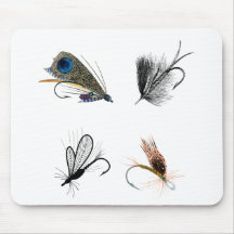4 Dry Fishing Flies. Outdoorsmen Sportsmen